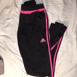 Pink Trimmed Adidas Jogger